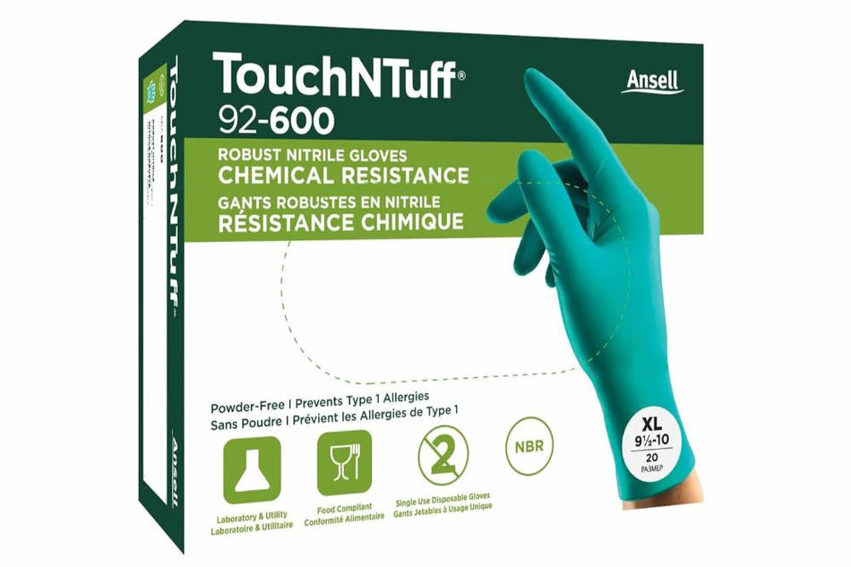 TouchNTuff Gloves 92-600  Large - 8 1/2-9